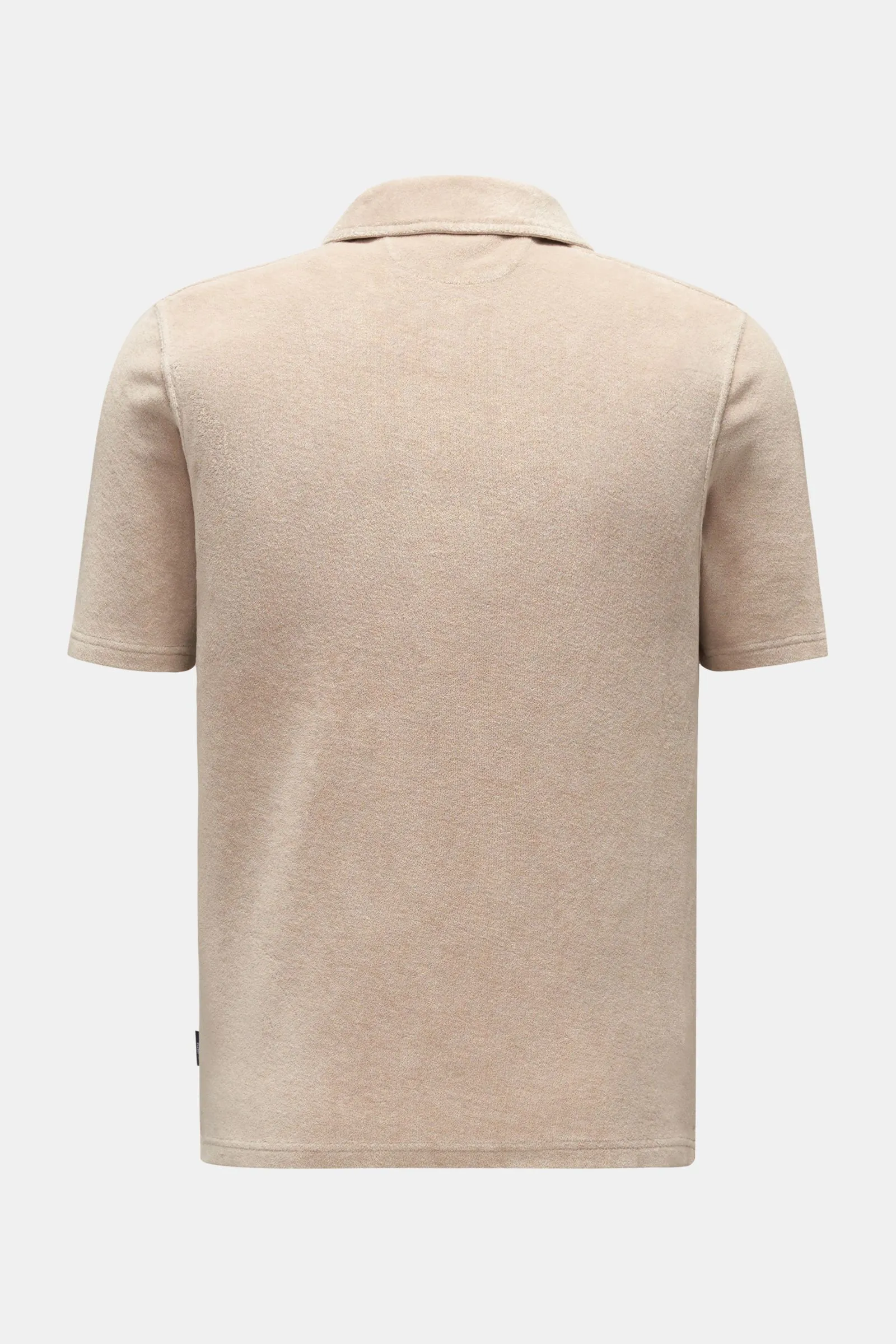 04651/ A TRIP IN A BAG terry polo shirt 'Terry Polo' beige