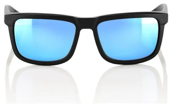 100% Blake Goggles - Matte Black - HiPER Blue Mirror