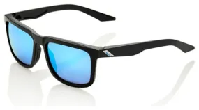 100% Blake Goggles - Matte Black - HiPER Blue Mirror