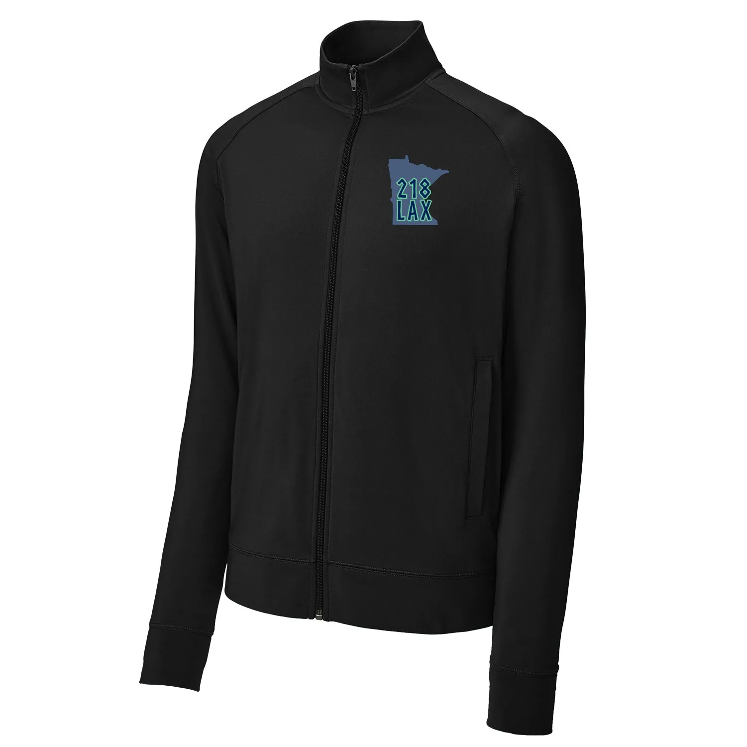 218 Lax Valkyries Sport-Wick Stretch Full-Zip Cadet Jacket