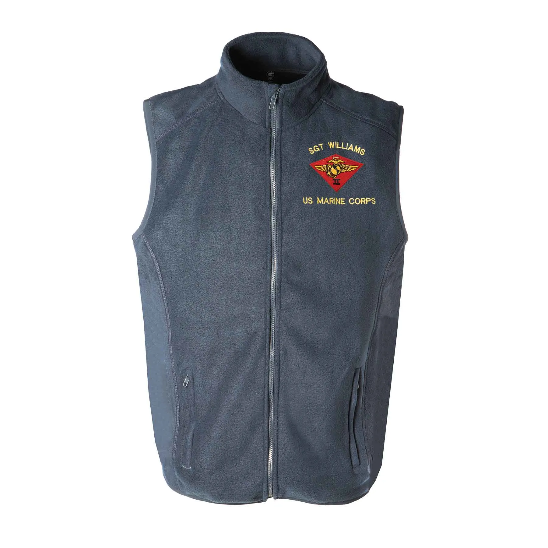 2nd Marine Air Wing Embroidered Fleece Vest