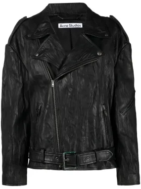 Acne Studios Crinkled Leather Jacket | Luxury and style at your fingertips