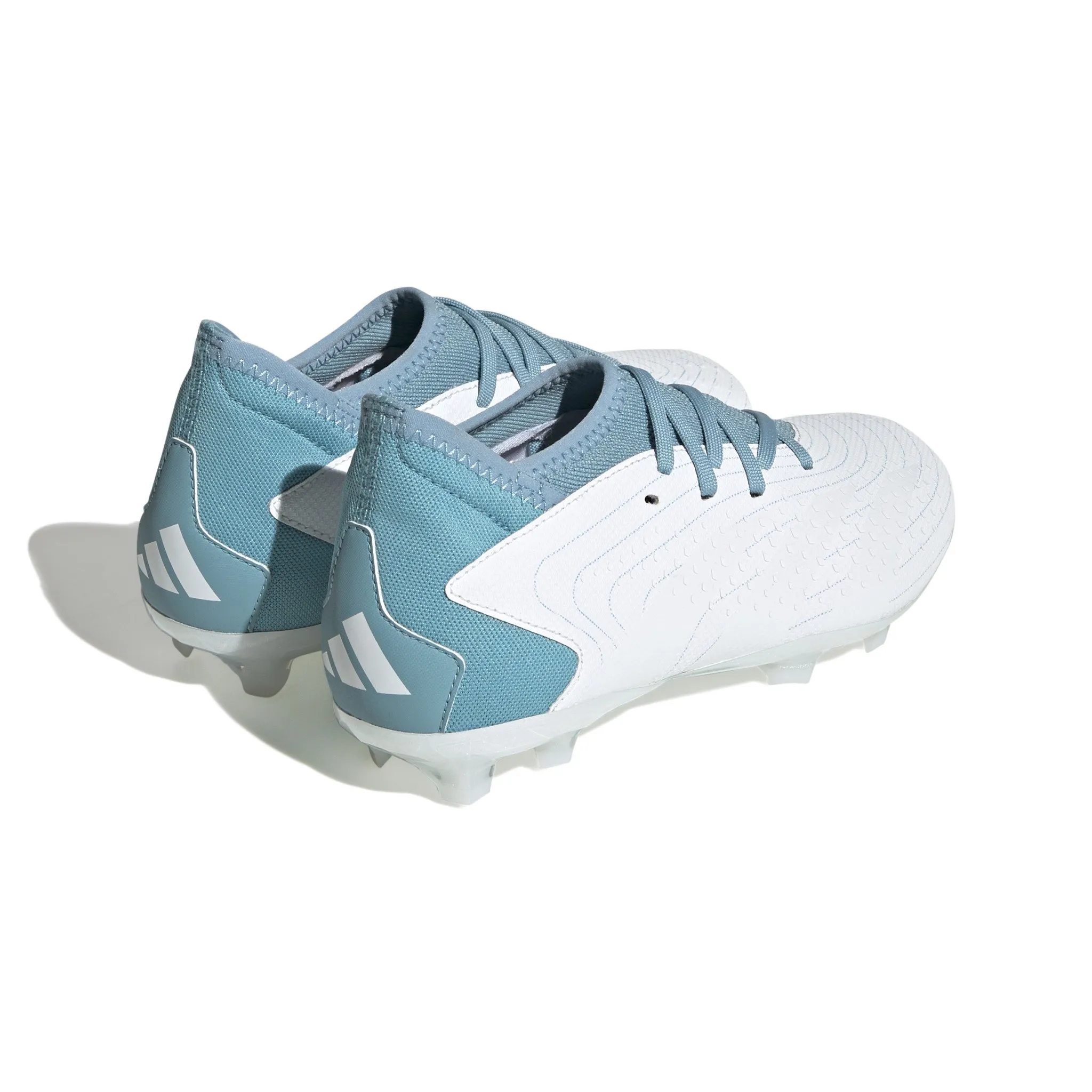 Adidas Predator Accuracy.3 FG Jr (White/Aqua)