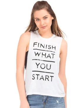 Aeropostale Printed Muscle Tank Top