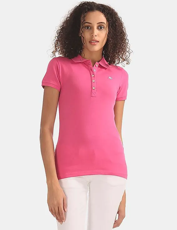 Aeropostale Regular Fit Pique Polo Shirt