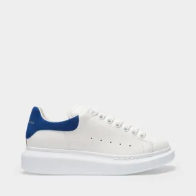 Alexander McQueen  Oversized Sneakers - Alexander Mcqueen - White/Blue Paris - Leather