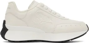 Alexander McQueen White Sprint Runner Sneakers