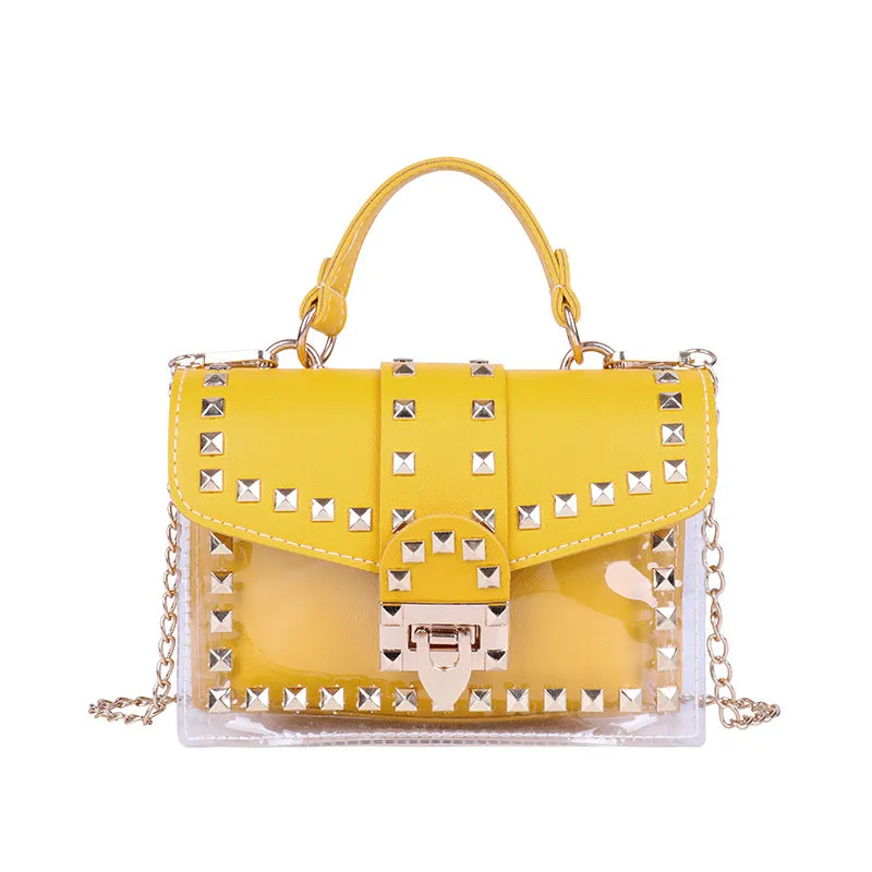 Ami Clear Handbag in Yellow