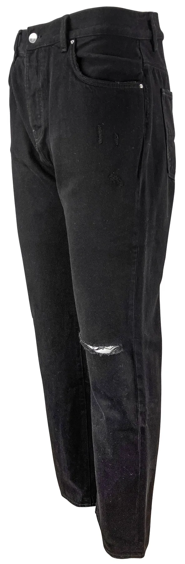 Amiri MA Bar Pocket Straight Jeans in Black