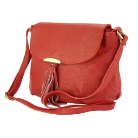 Angelica leather shoulder bag