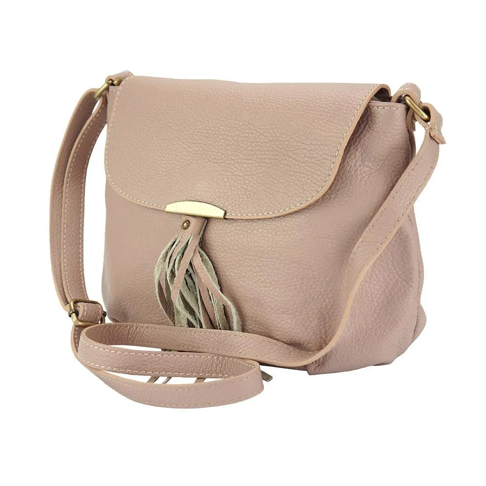 Angelica leather shoulder bag