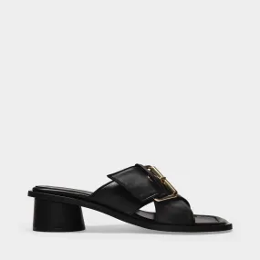 Anny Nord  Anyway Anyday Sandals in Black Leather