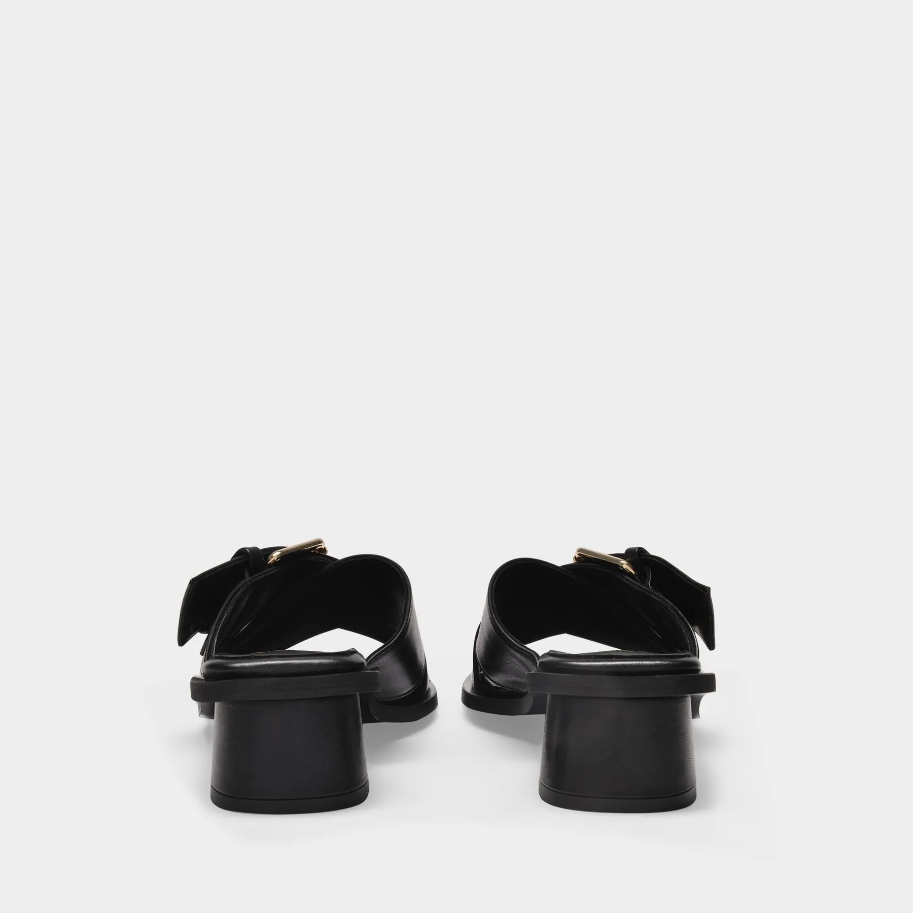 Anny Nord  Anyway Anyday Sandals in Black Leather