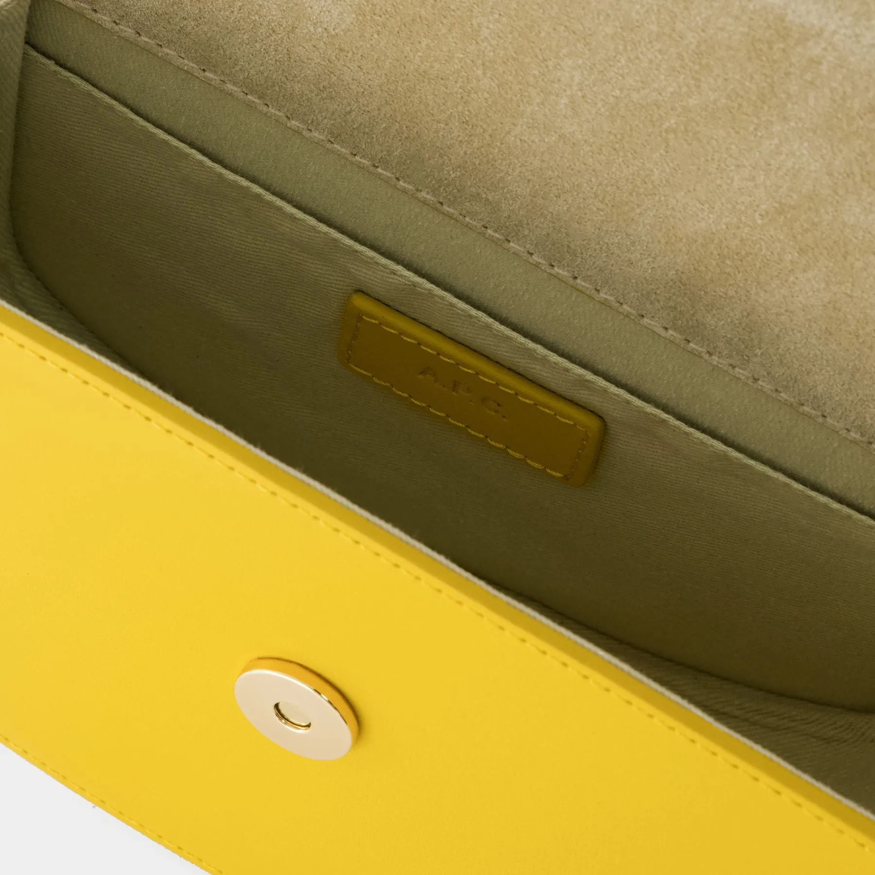 A.P.C.  Geneve Mini Crossbody Bag - A.P.C - Leather - Yellow