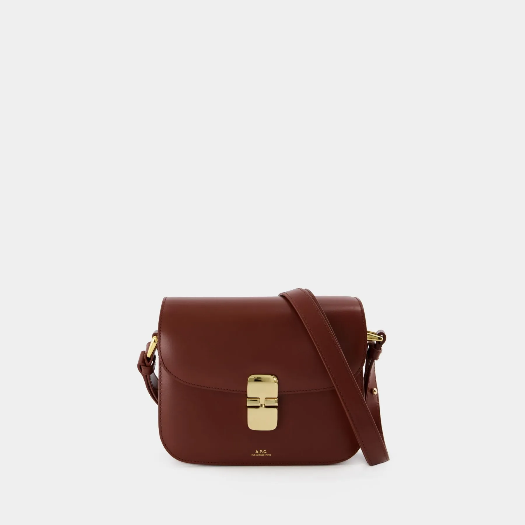 A.P.C.  Grace Small Hobo Bag - A.P.C. - Hazelnut - Leather