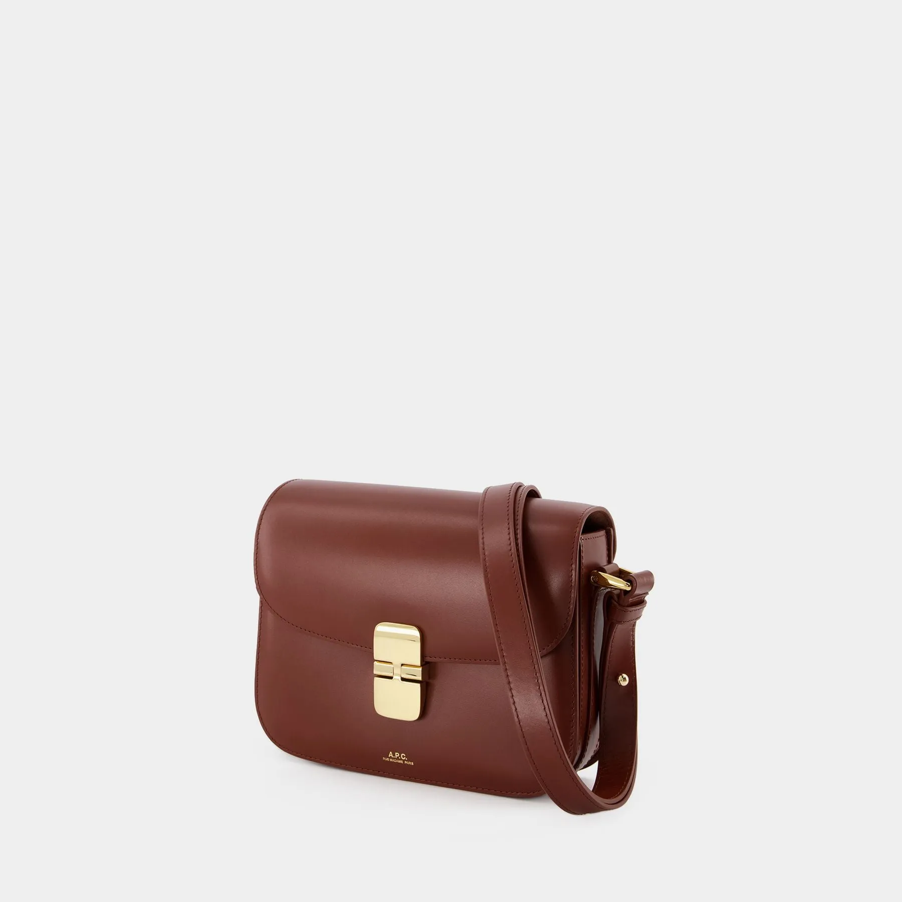 A.P.C.  Grace Small Hobo Bag - A.P.C. - Hazelnut - Leather