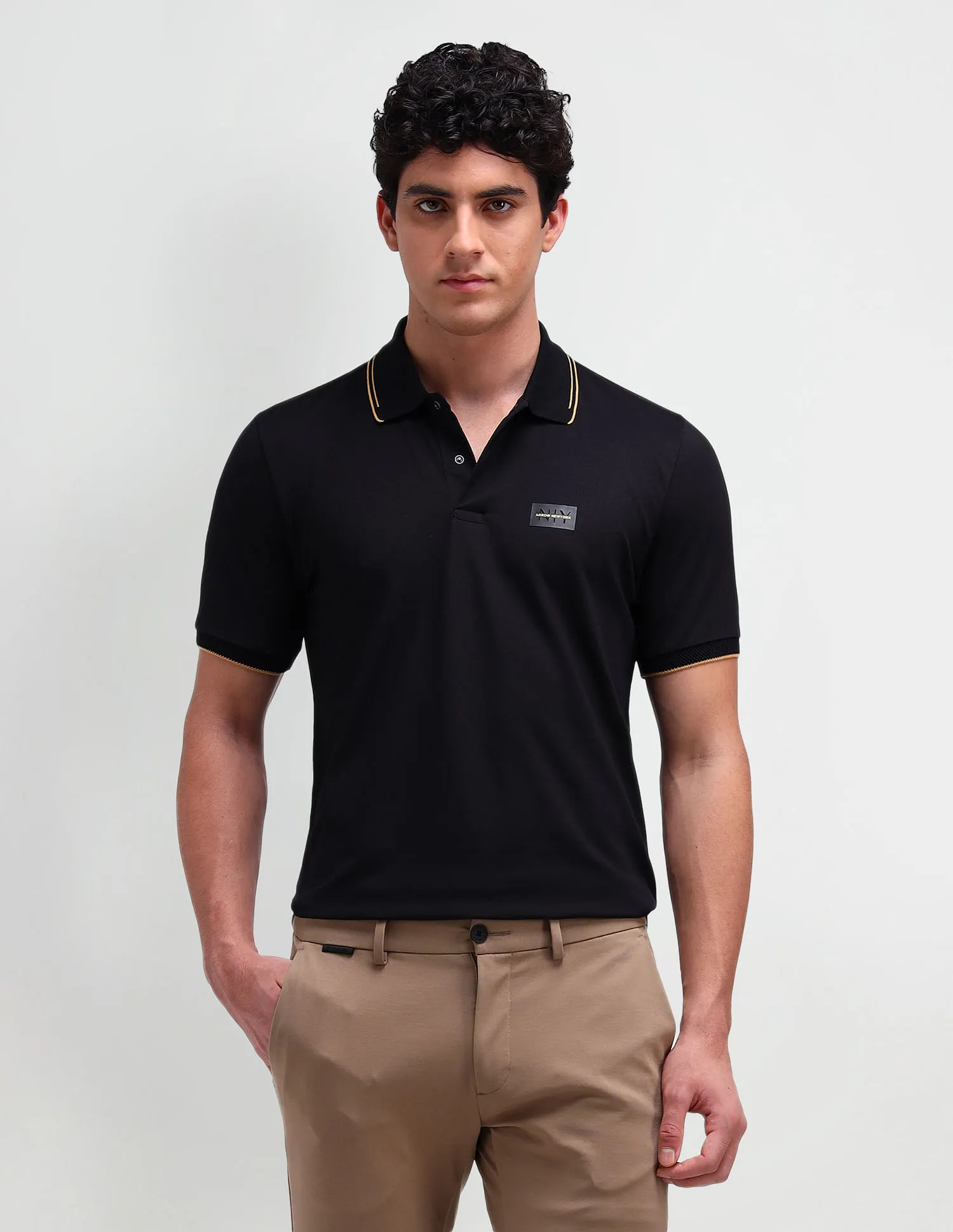 Arrow Newyork Solid Pattern Polo Shirt