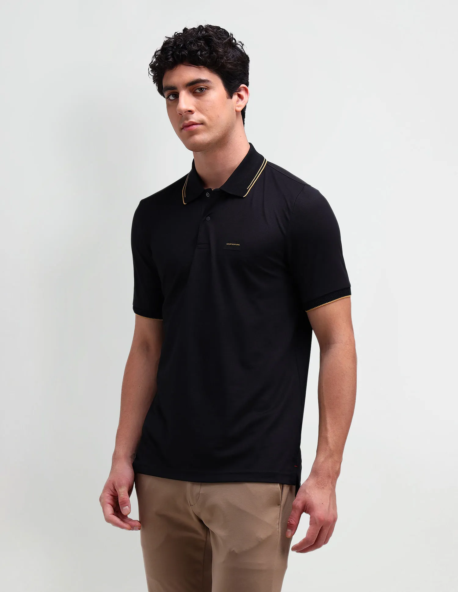 Arrow Newyork Solid Pattern Polo Shirt