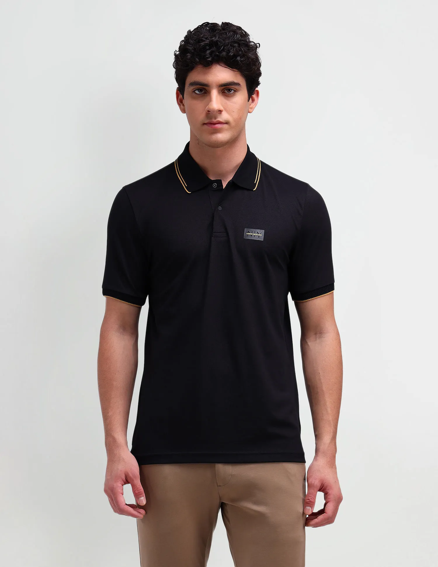 Arrow Newyork Solid Pattern Polo Shirt