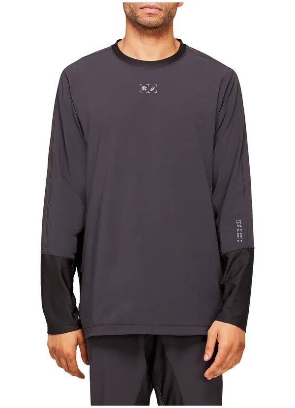 Asics | RCxA Hybrid Running Crewneck | Men's | Dark Grey Heather