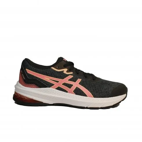 Asics GT-1000 11 GS | Black/Papaya | Childrens Running Trainers