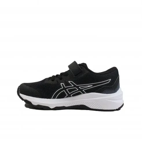 Asics GT-1000 11 PS | Black/White | Childrens Running Trainers