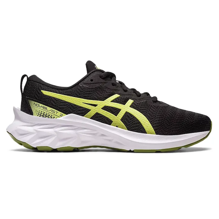 Asics Kid’s Novablast 2 Grade School Black/Glow Yellow