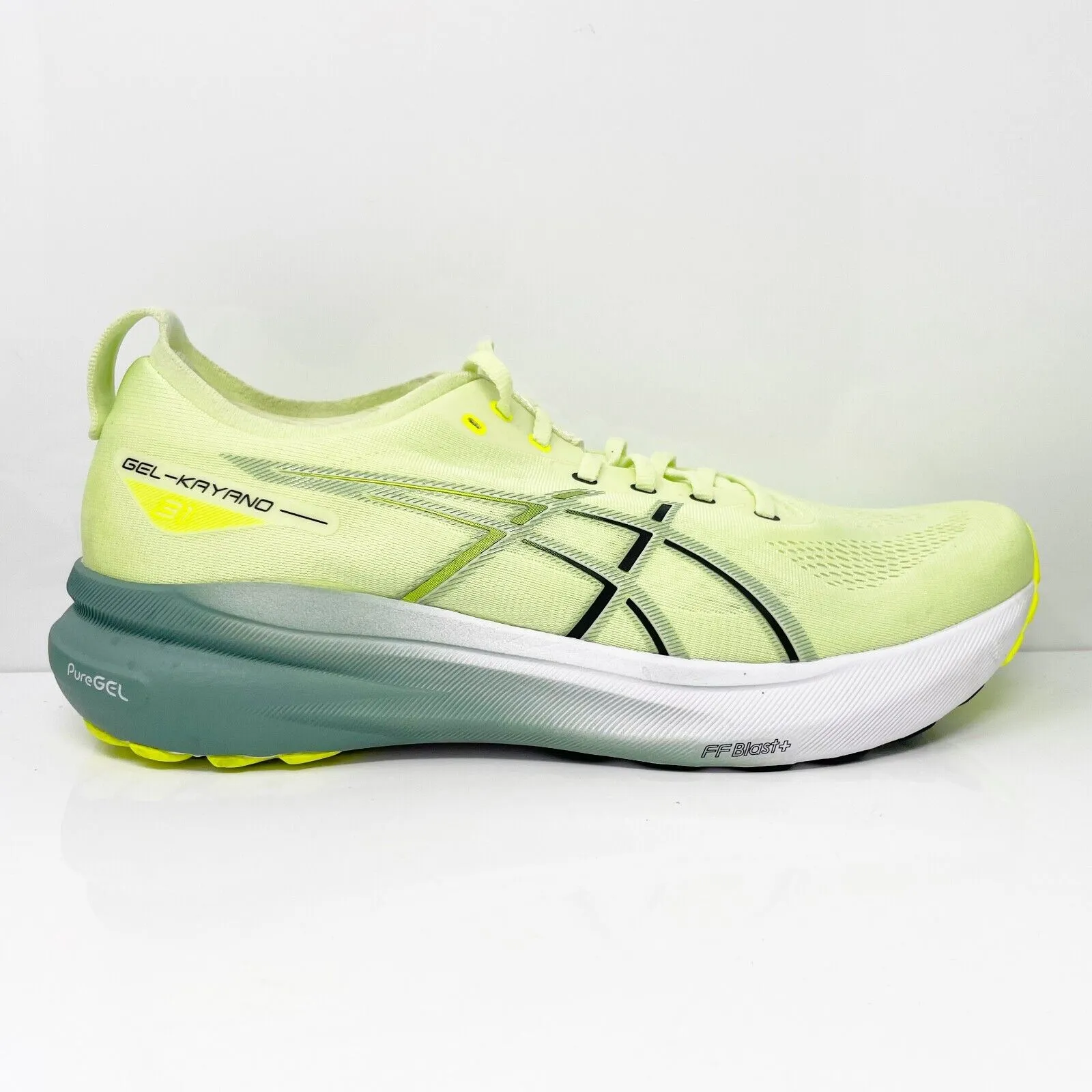 Asics Mens Gel Kayano 31 1011B867 Green Running Shoes Sneakers Size 14