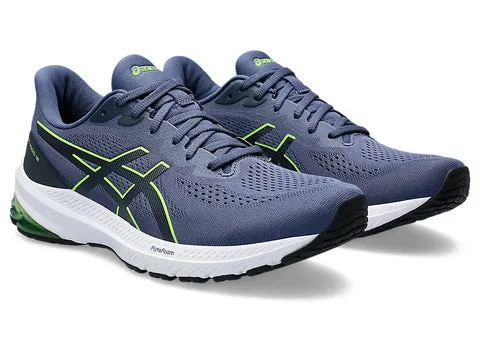 Asics MENS GT-1000 12 Thunder Blue/Electric Lime