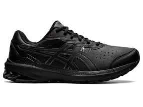 Asics MENS GT-1000 LEATHER 2 (2E WIDE) Black/Black