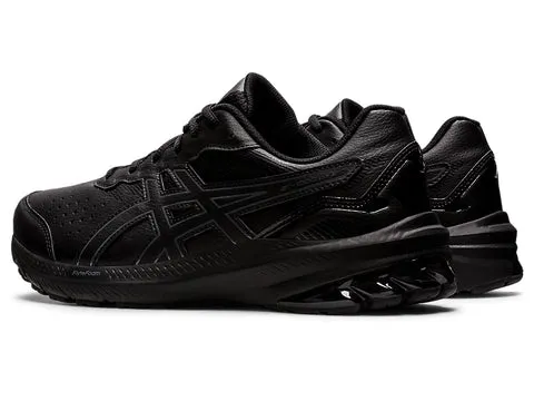 Asics MENS GT-1000 LEATHER 2 (2E WIDE) Black/Black