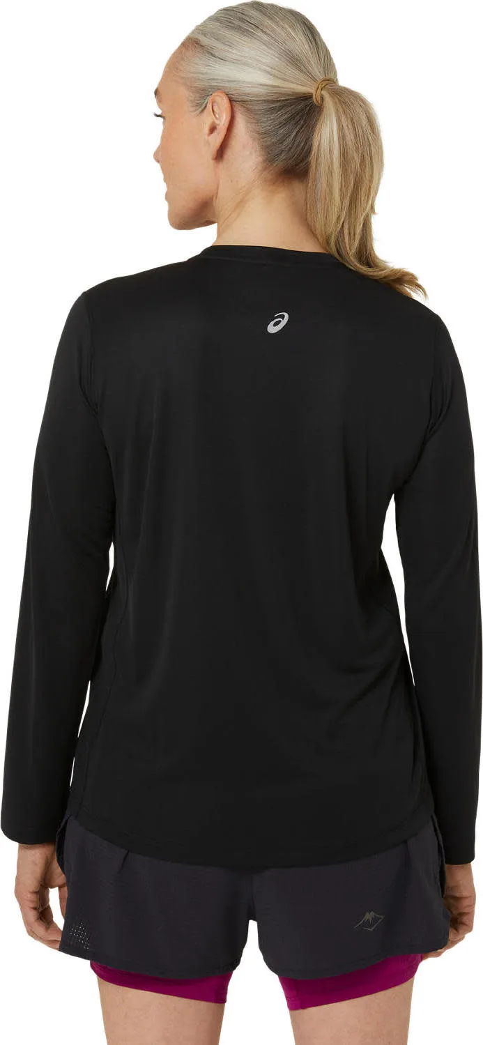 Asics Women's Fujitrail Logo LS Top Performance Black/Blackberry | Buy Asics Women's Fujitrail Logo LS Top Performance