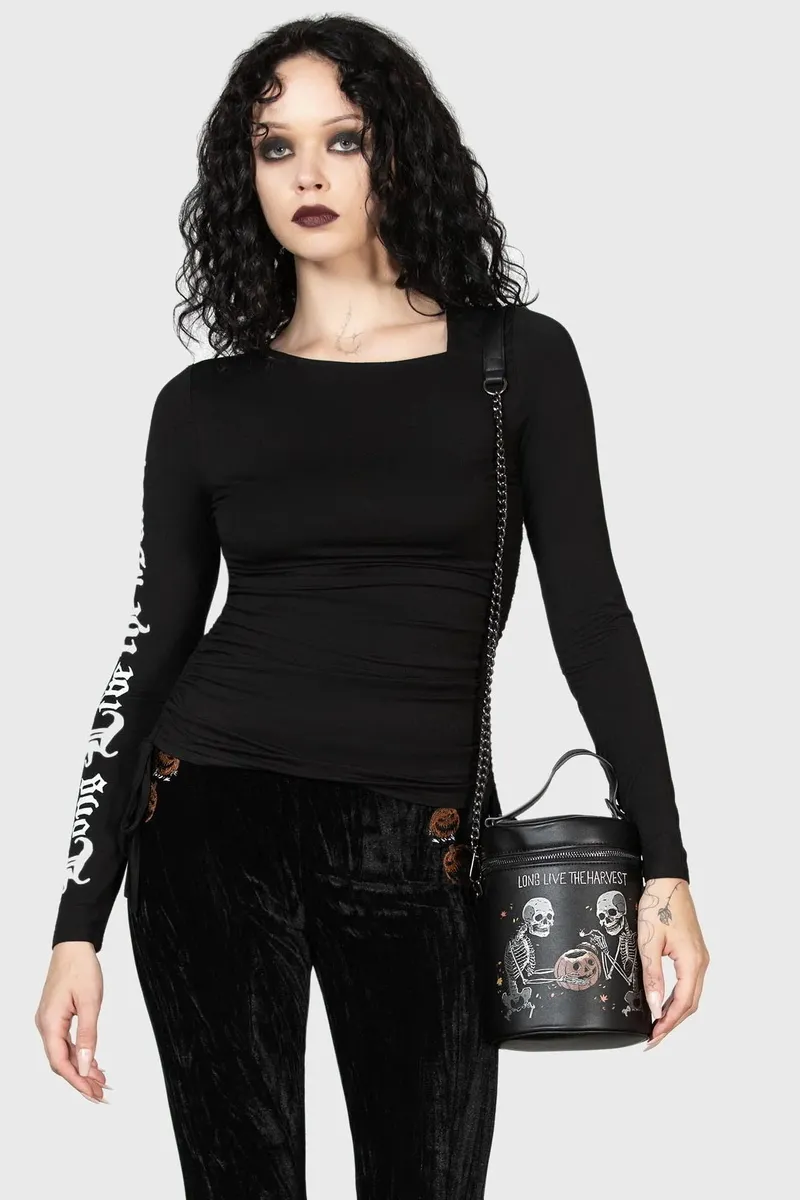 bag (handbag) KILLSTAR - Jack O-Lantern - Black - KSRA009517  -  Metal-shop