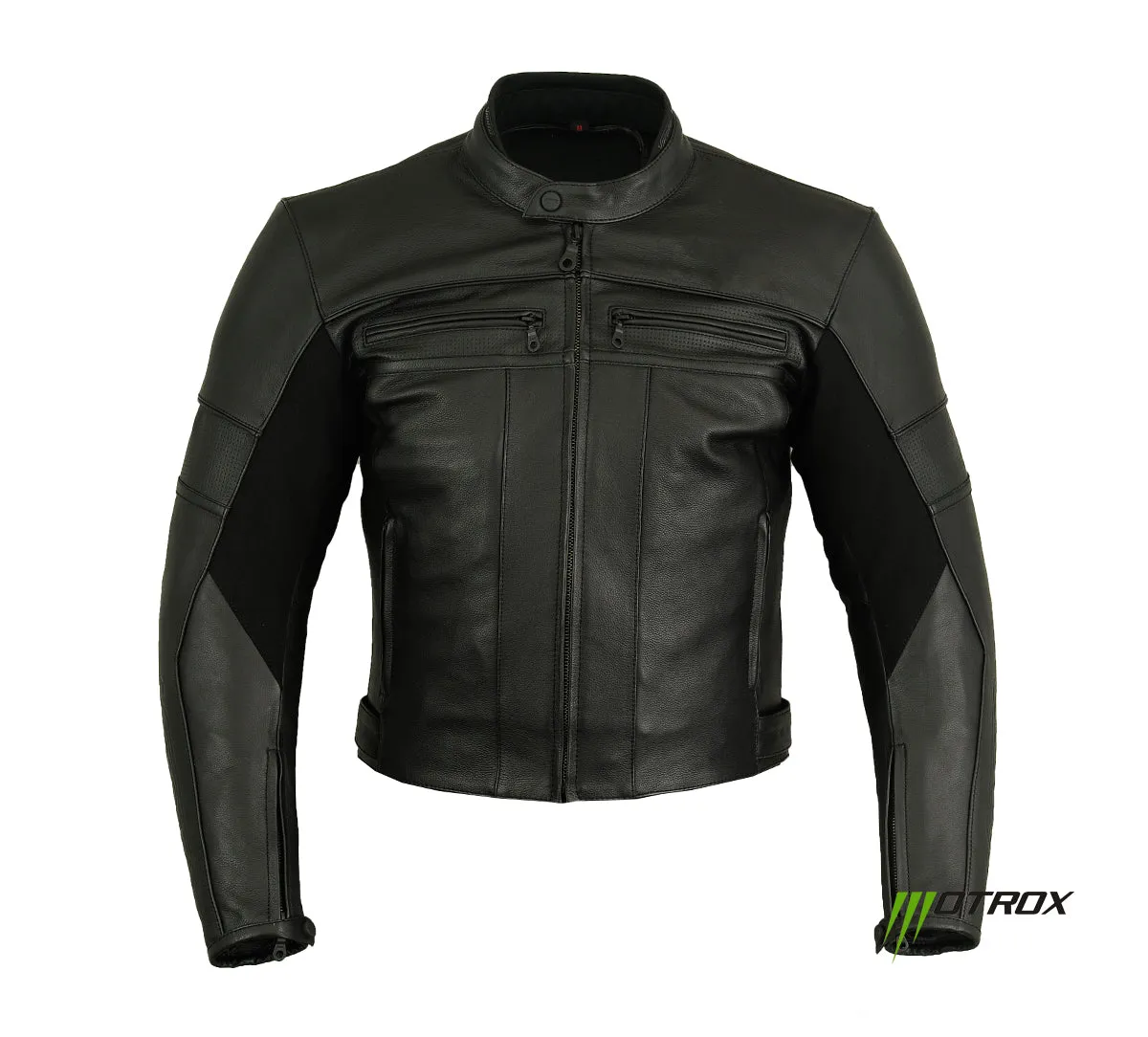 Biker Jacket Men Inspiring Pitch Dark Leather by M0trox