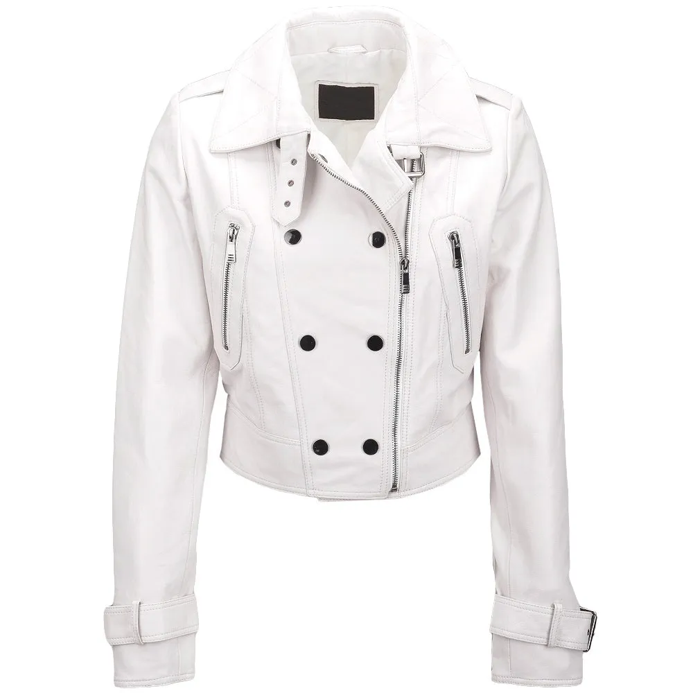 Biker Style Jacket Impressive Ladies Fashion Wear 1