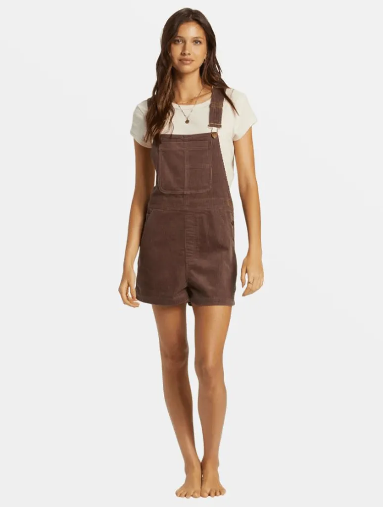 Billabong Sand Canyon Shortall Corduroy Romper