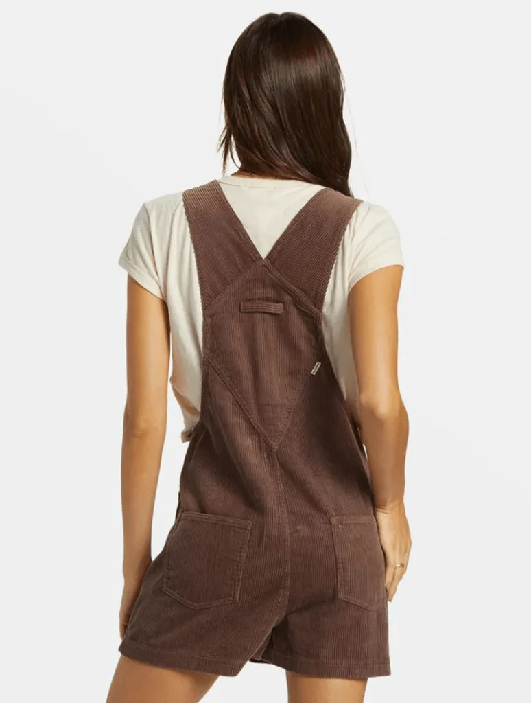 Billabong Sand Canyon Shortall Corduroy Romper