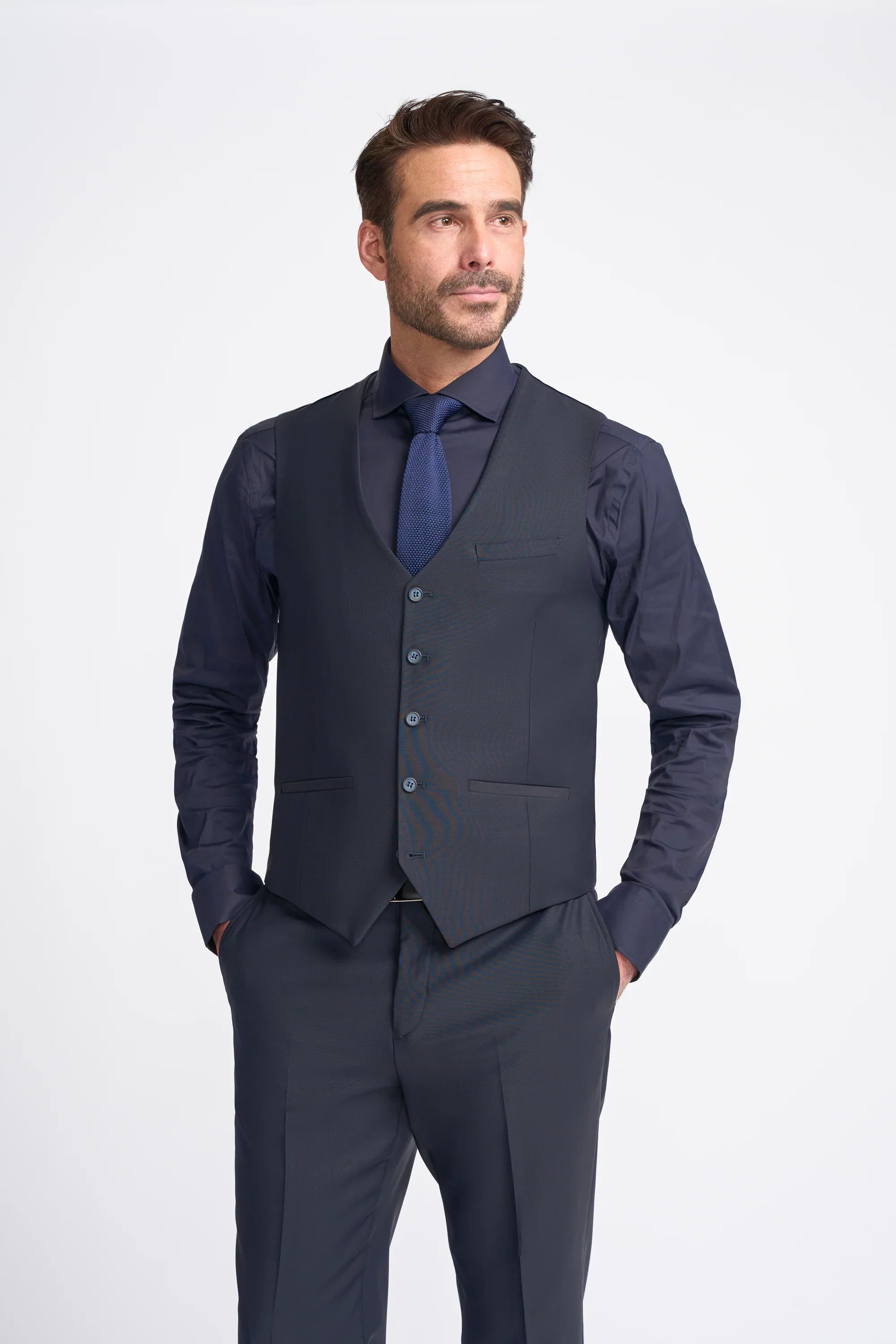 Bond - Men's Dark Navy Waistcoat