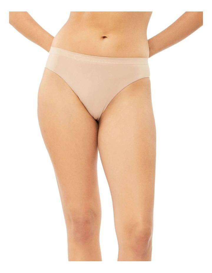 Bonded Flex Bikini Brief in Beige