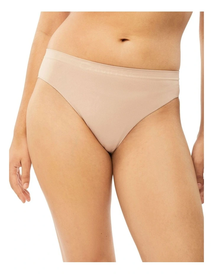 Bonded Flex Bikini Brief in Beige