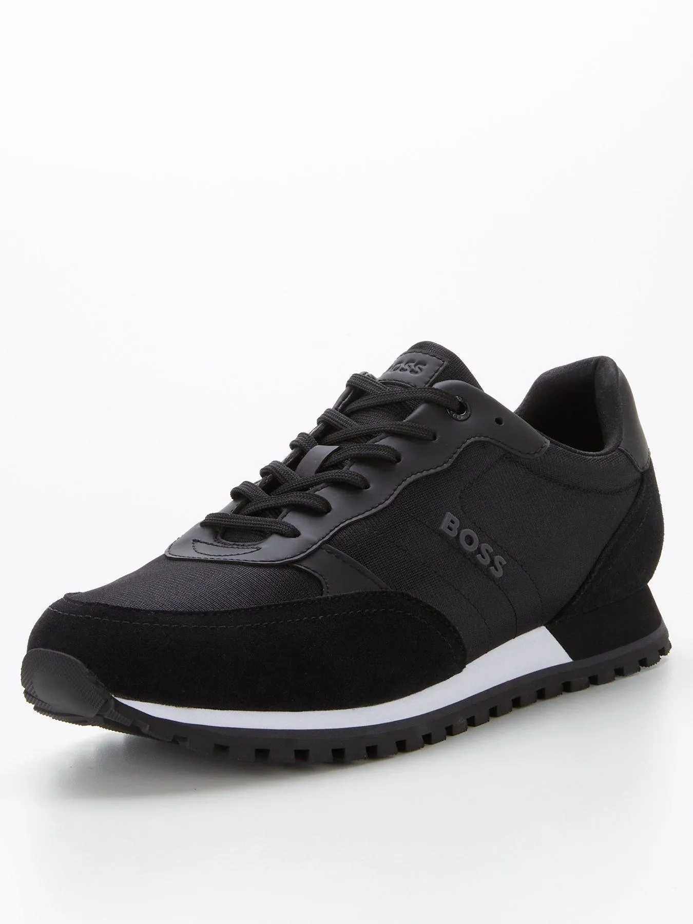 BOSS Parkour Mix Fabric Runner Trainers - Black