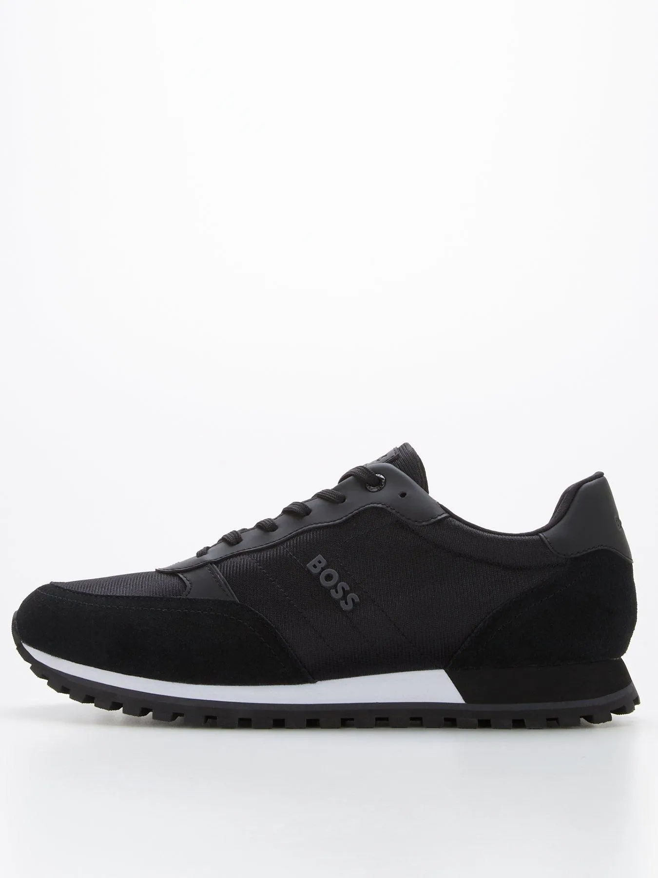 BOSS Parkour Mix Fabric Runner Trainers - Black