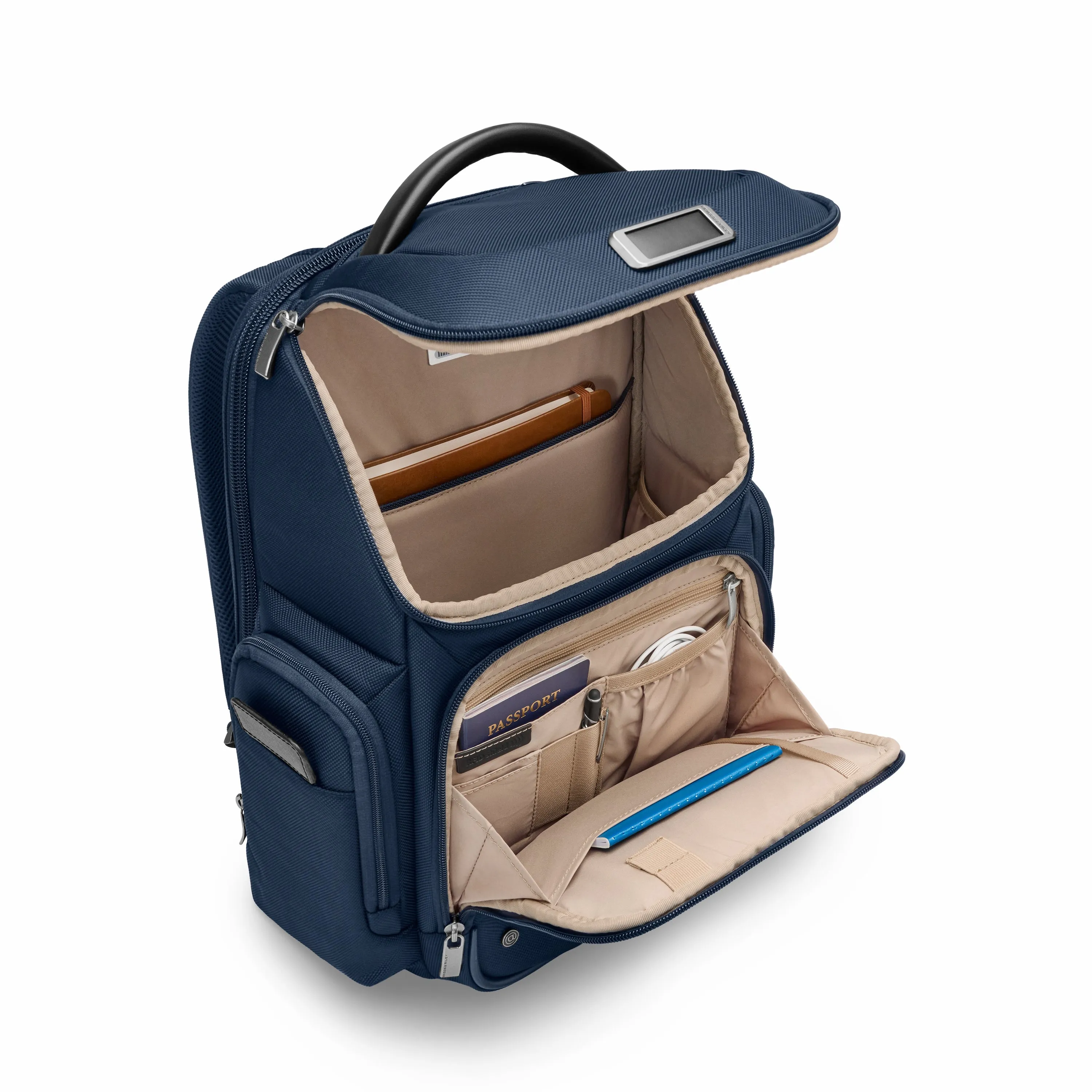 Briggs & Riley @Work Medium Widemouth Backpack - Navy