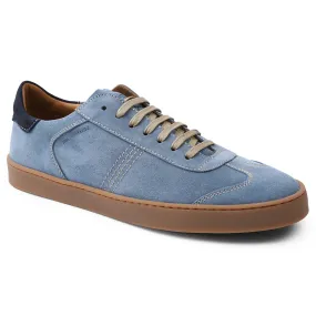 Bruno Magli Bono Suede Lace-up Sneakers Light Blue