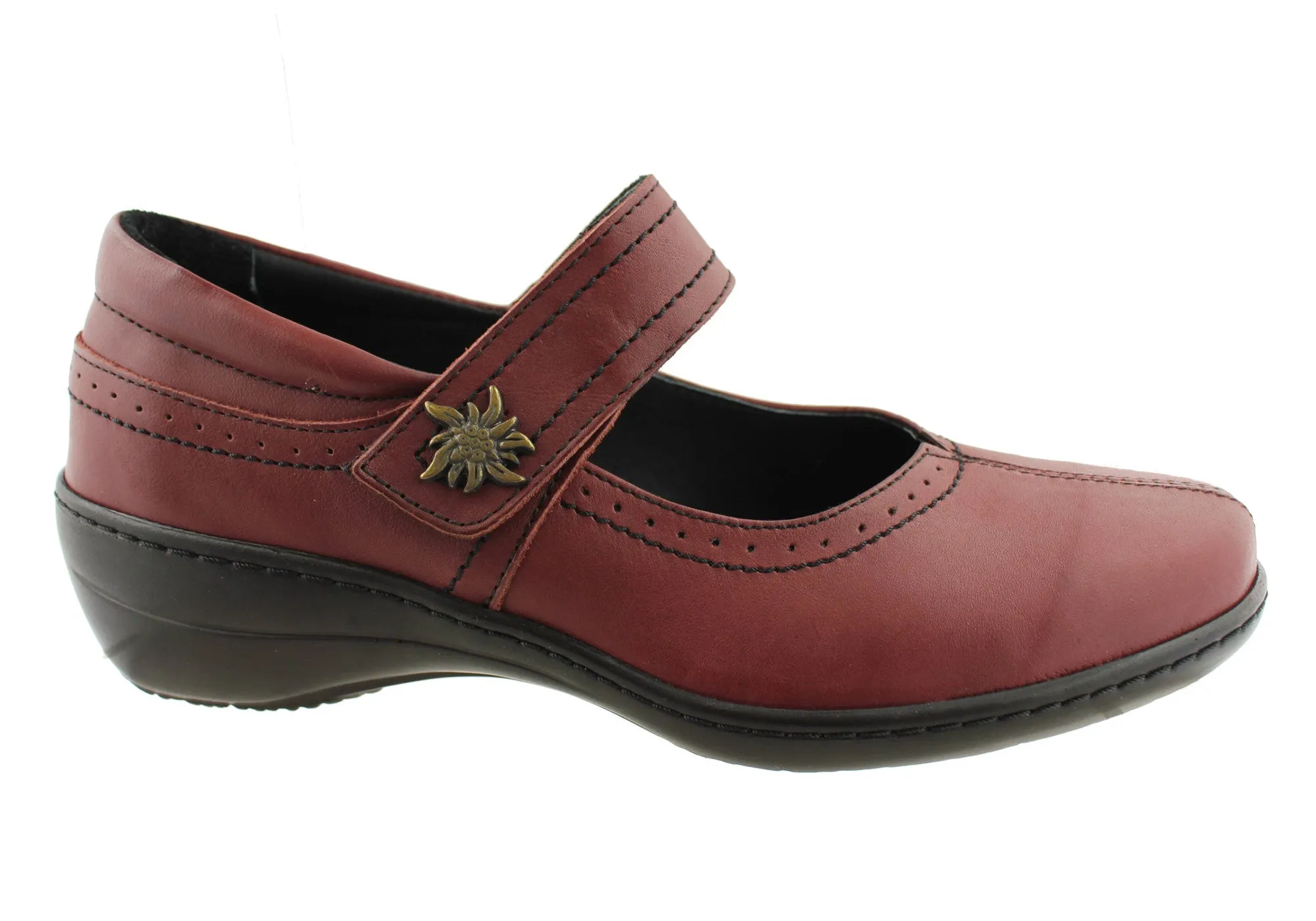 Cabello Comfort 961-21 Womens Leather Mary Jane Shoes