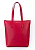 Campo Marzio Cameron Cherry Red Faux Leather Vertical Bag