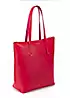 Campo Marzio Cameron Cherry Red Faux Leather Vertical Bag