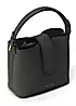 Campo Marzio Wendy Black Faux Leather Bucket Bag