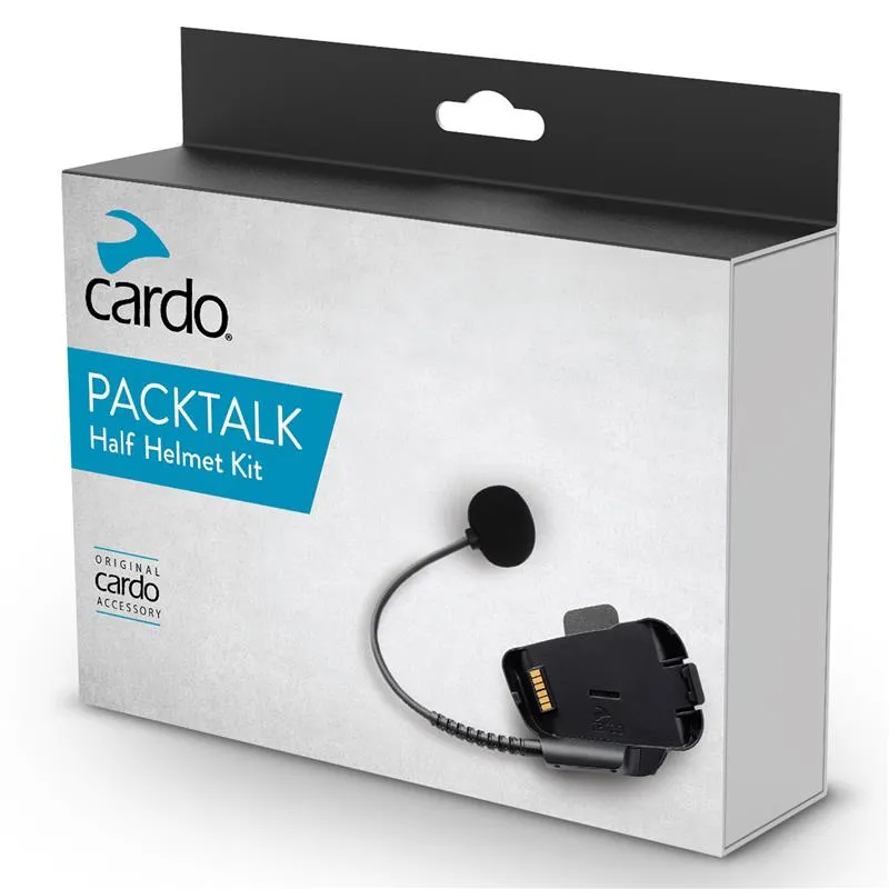 Cardo Packtalk Half Helmet Kit