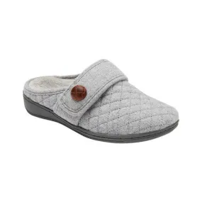  Carlin Mule Terry Cloth Slipper in Light Grey  